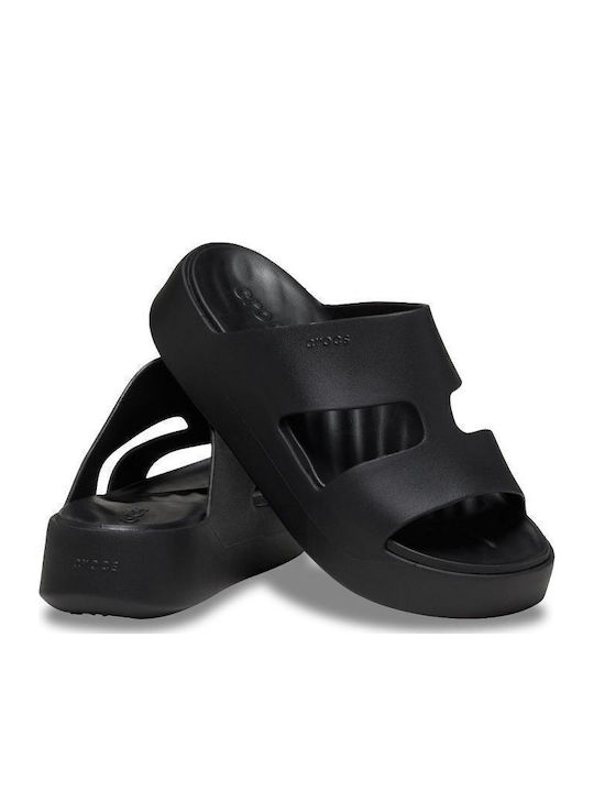 Crocs Getaway Platforms Black