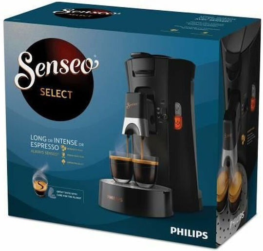 Philips Senseo Kapsel-Kaffeemaschine Senseo Druck 1bar Schwarz