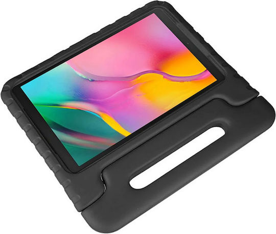 HappyCase Flip Cover Ανθεκτική Μαύρη (Samsung Galaxy Tab A 10.1'' 2019)
