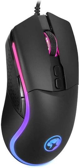 Marvo M358 RGB Gaming Ποντίκι 7200 DPI Μαύρο