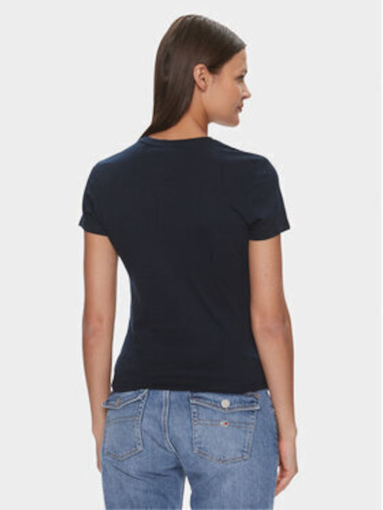 Tommy Hilfiger Women's T-shirt Navy Blue