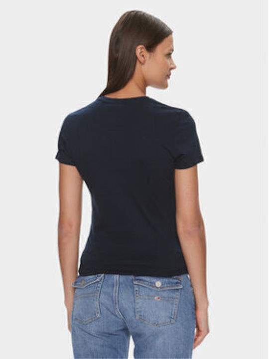 Tommy Hilfiger Damen T-shirt Marineblau