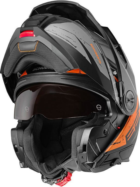 Schuberth E2 Explorer Κράνος Μηχανής Flip-Up ECE 22.06 με Sunvisor