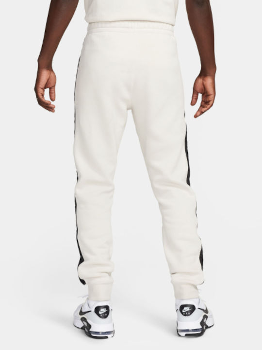 Nike Men's Fleece Sweatpants with Rubber Beige