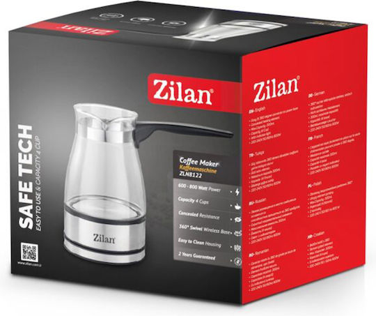 Zilan Elektrische griechische Kaffeekanne 800W με Χωρητικότητα 500ml