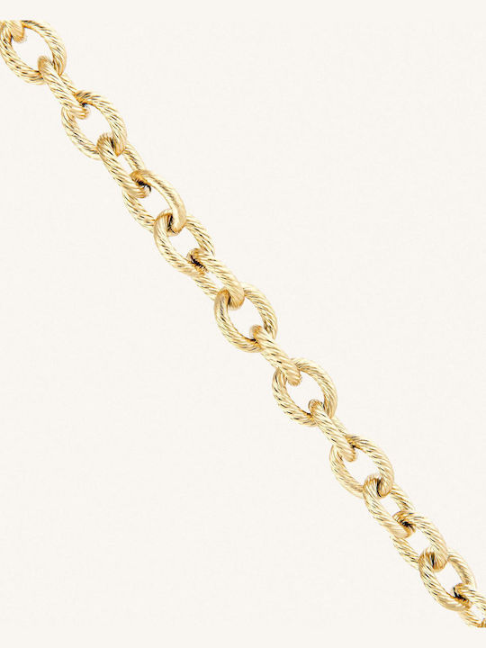 StanStefan Bracelet Chain made of Steel Gold Plated