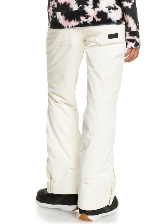 Roxy Nadia ERJTP03212 WBS0 Women's Trousers for Ski & Snowboard Beige