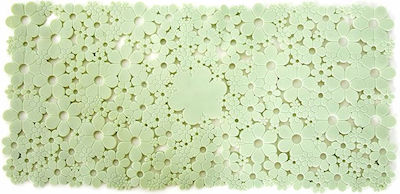 Dimitracas Bathtub Mat with Suction Cups Turquoise 34x74cm