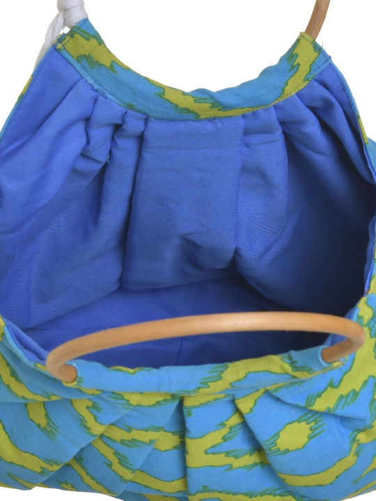 Ble Resort Collection Stoff Strandtasche Türkis