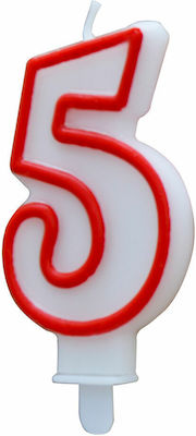 Rayen Birthday Candle Number in Red Color 36pcs S2229282