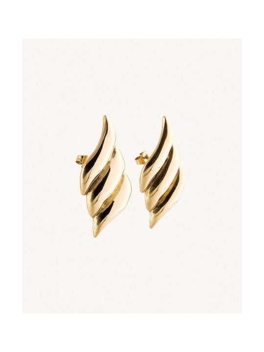 StanStefan Earrings made of Steel Gold Plated