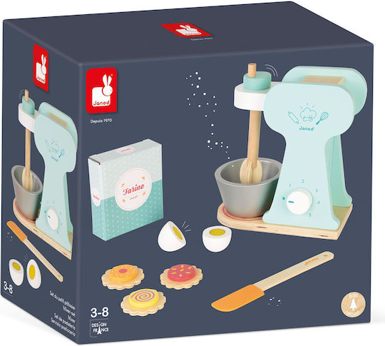 Janod Cooking Game / Kitchenware Little Pastry Set made of Wood