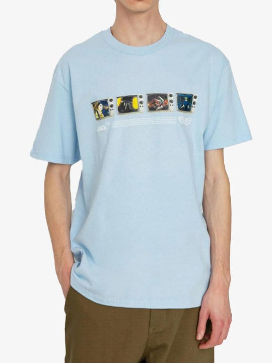 HUF T-shirt Light Blue Cotton