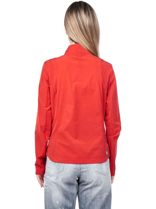 Colmar Women's Short Puffer Jacket for Winter Red