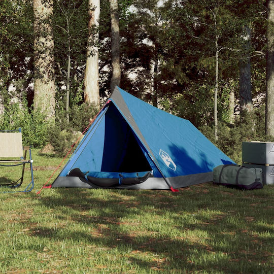 vidaXL Σκηνή Camping Μπλε για 2 Άτομα 200x120x88εκ.