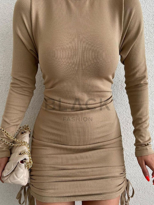 Mini Dress Beige