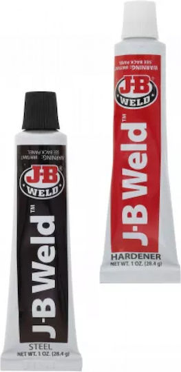 J-B WELD Twin Tube Εποξική Πάστα Κατασκευαστικής Κόλλας 2 Συστατικών Γκρι