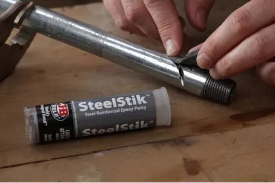 Епоксидна Клеяща Смола Два Компонента J-b Weld Steelstik Epoxy Паста 58гр Тъмносив