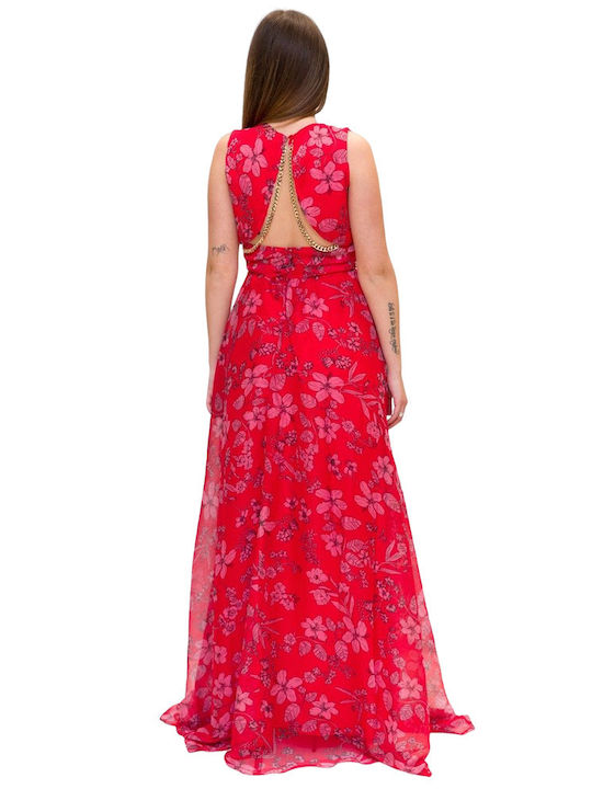 Liu Jo Maxi Evening Dress Red