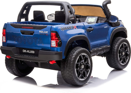 Toyota Hilux Două Locuri Cu Telecomandă Licențiat 24 Volt Albastru