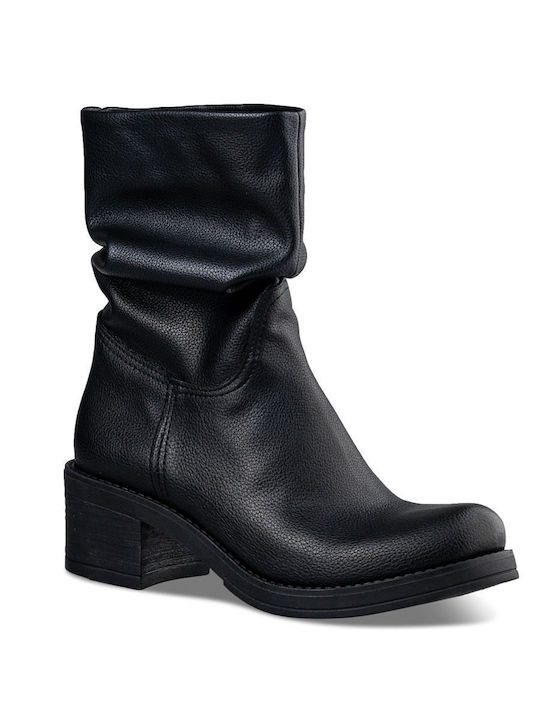 Envie Shoes Damen Knöchelstiefel Schwarz