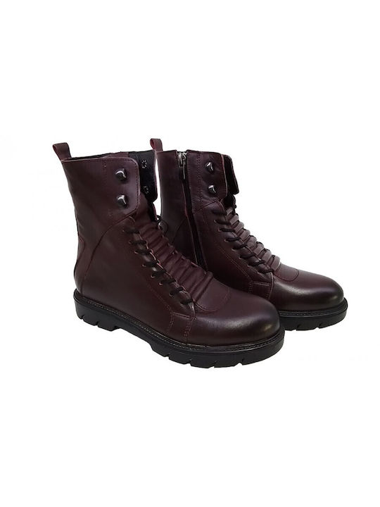 Robinson Leather Women's Ankle Boots Burgundy