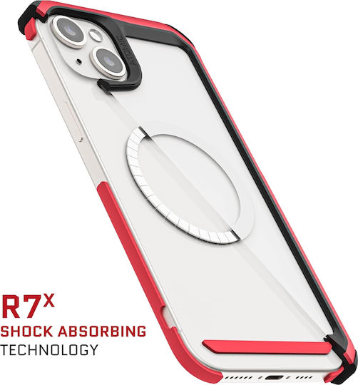 Ghostek Atomic Slim 4 Back Cover Silicon Roșu (iPhone 15 Plus / 16 Plus)