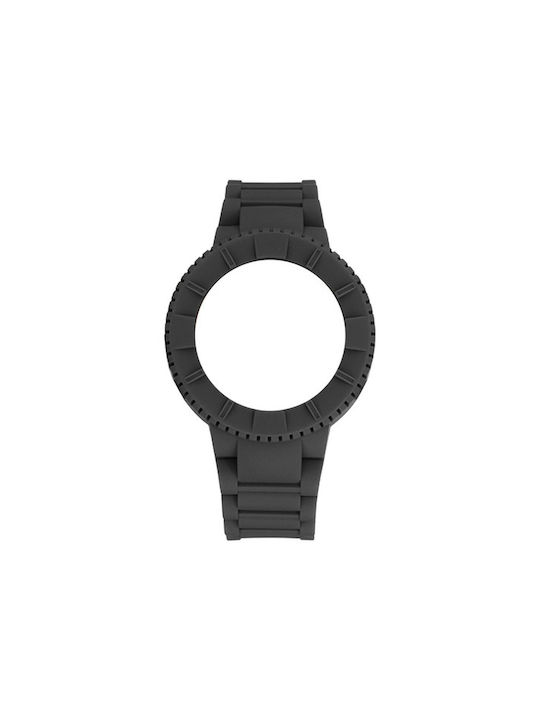 WATX & CO Rubber Strap Black