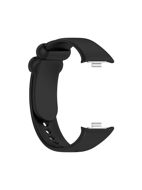 Pro Solid Color Λουράκι Σιλικόνης Μαύρο (Smart Band 8 Pro)