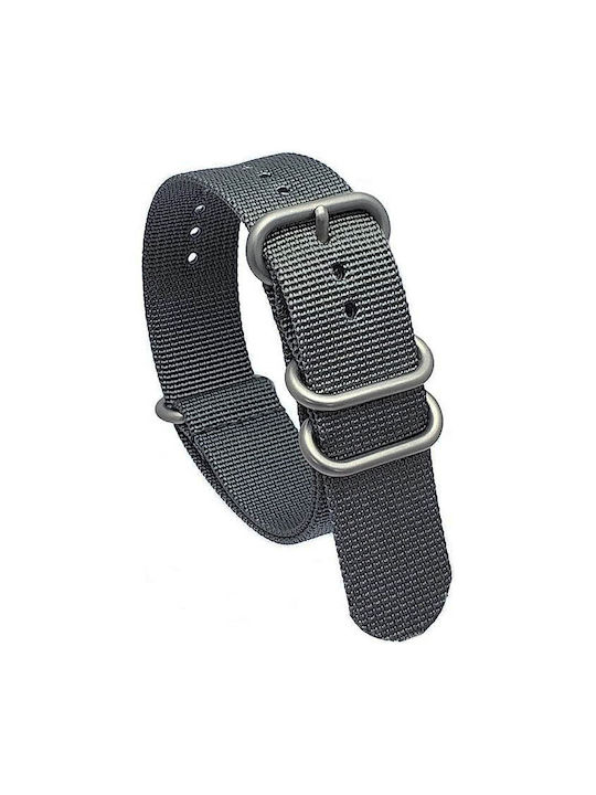 Fabric Strap Gray 22mm