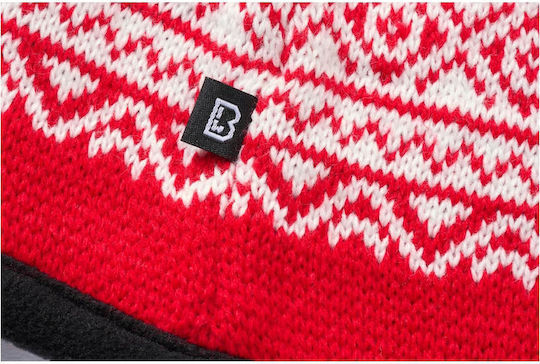 Beanie Unisex Beanie Knitted in Red color