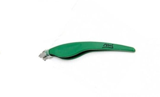 Medisei Eyebrow Tweezer with Slanted Nose Green