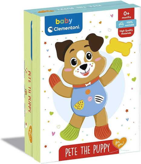 Clementoni Tierchen Pete - The Puppy aus Stoff für 0++ Monate
