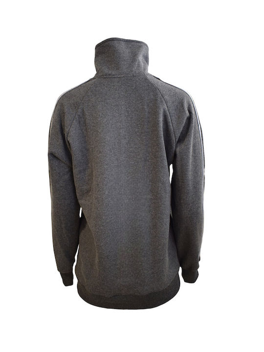 Apple Boxer Men's Sweatshirt Jacket with Pockets Gray