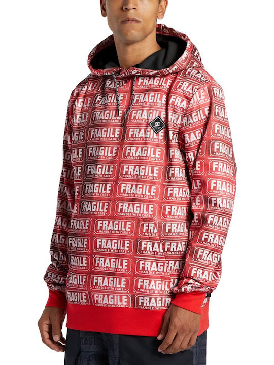Snowstar Sweatshirt mit Kapuze Rot