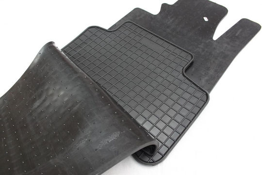 Refref Satz Vorder- und Hintermatten Wannenartig 4Stück aus Gummi für Mercedes-Benz GLK 2007+ Schwarz