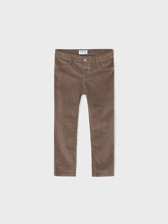 Mayoral Kids Trousers Brown