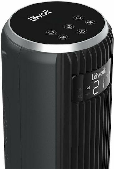 Levoit TempSense 36 Pro Tower Fan 39W With Remote Control Black