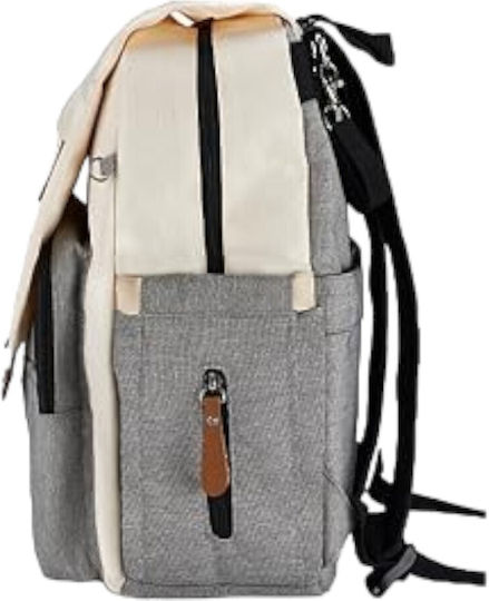 Queen Mother Diaper Bag Gray 44x38x14cm.