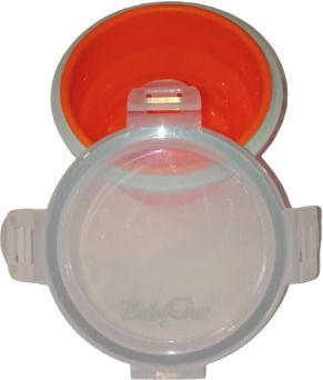 Babyono Silicone Kids' Food Container 0.22lt Orange