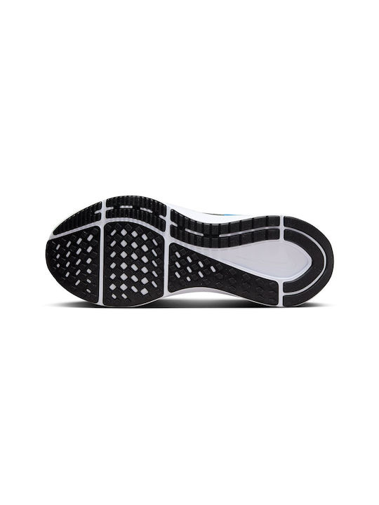 Air Zoom Structure 25 Sport Shoes Running White / Platinum Tint / Star Blue / Black