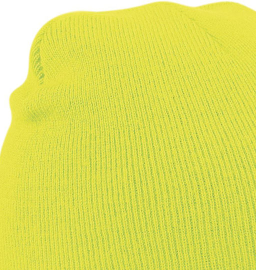 B44 Beanie Căciulă Fluorescent Galben Pentru Bărbați