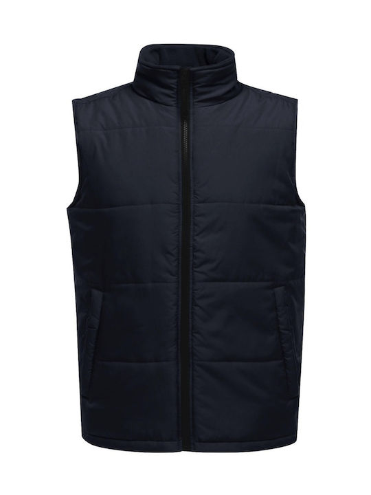 Regatta Access Αμάνικο Ανδρικό Μπουφάν Puffer Navy Blue/Black