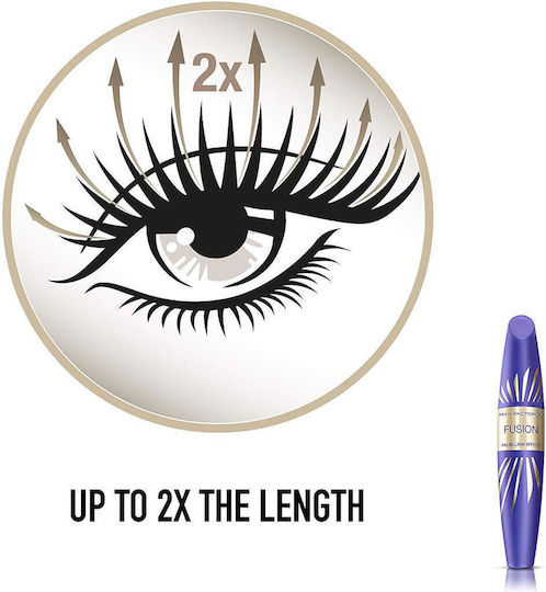Max Factor Fusion False Lash Effect Маскара за Дължина Черно 13.1мл