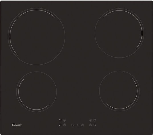 Candy Over Counter Oven 70lt with Ceramic Hobs W59.5cm.
