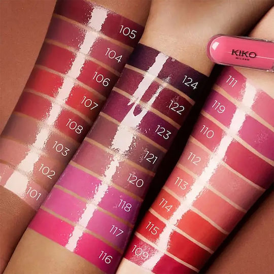 Kiko Milano Unlimited Double Touch Luciu de buze 119 Rhododendron Pink 6ml