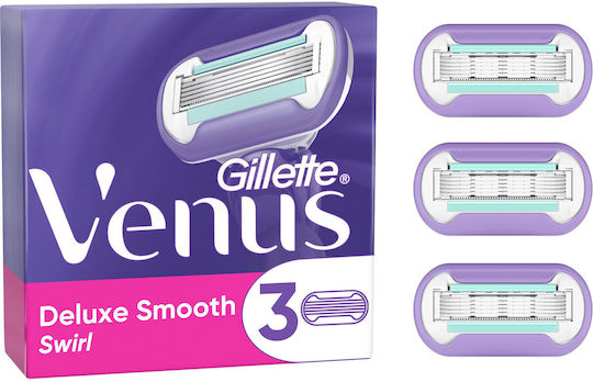 Venus Deluxe Smooth Swirl Резервни глави с 5 остриета 3бр