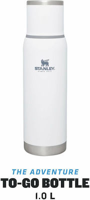 Stanley Adventure Sticlă Termos Oțel inoxidabil Fără BPA Alb 1lt