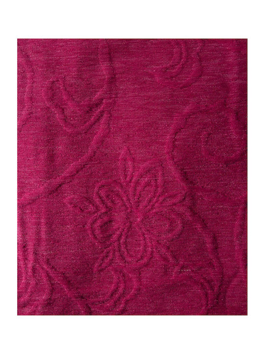 Silk Fashion 055 Armchair Throw Chenille 180x180cm Fuchsia