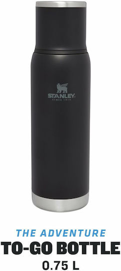 Stanley Adventure To-Go Bottle Thermos Stainless Steel BPA Free 750ml Black